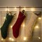 18 Inch Large Knitted Xmas Christmas Stockings Kits Classic Decorations - 3 Pack